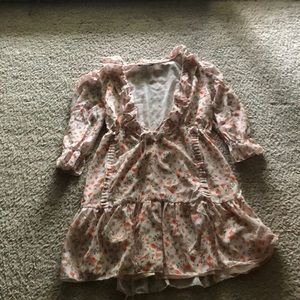 Floral print dress